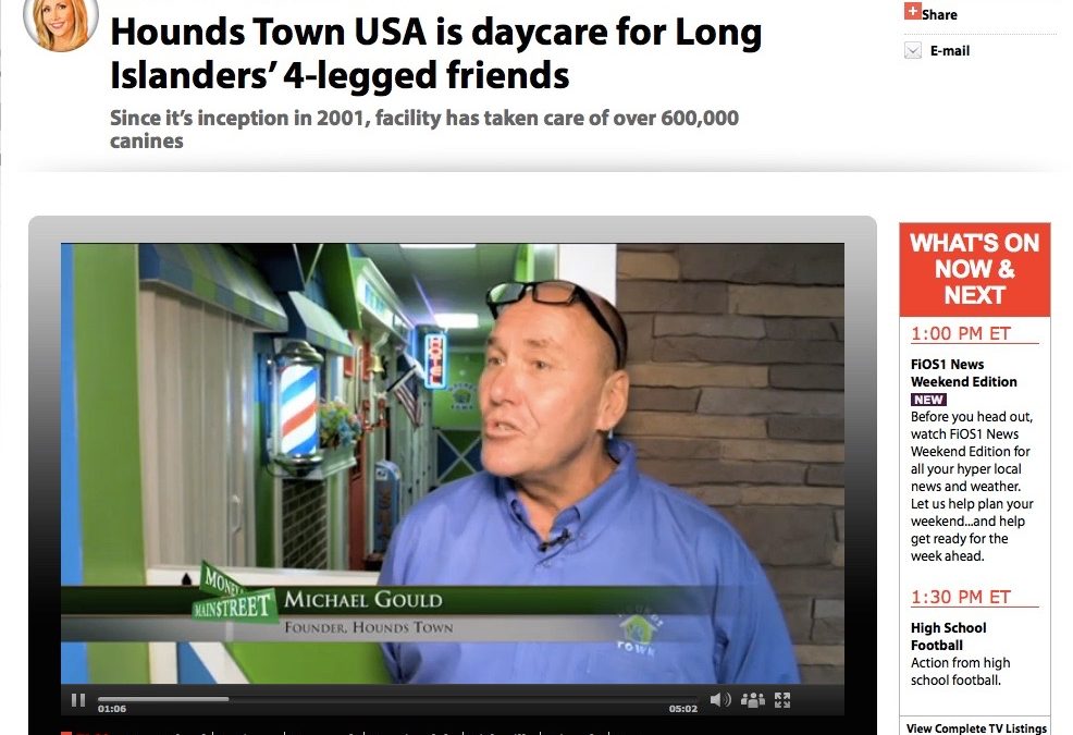 screen grab of HT founder on the news